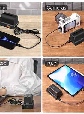 NP-F01 for F750 F550 F970 Camera Battery Charger 22W PD