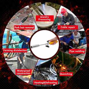 Waterproof Grass Burner Blowtorch Multipurpose Gas Torch Fir