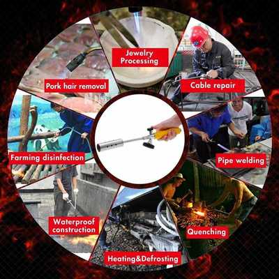 Waterproof Grass Burner Blowtorch Multipurpose Gas Torch Fir