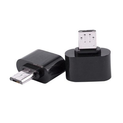 2Pcs Micro USB Male to USB 2.0 OTG Adapter Converte