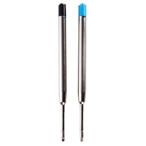 5PCS Roller Ballpoint Pen Refill Medium Nib Blue Black