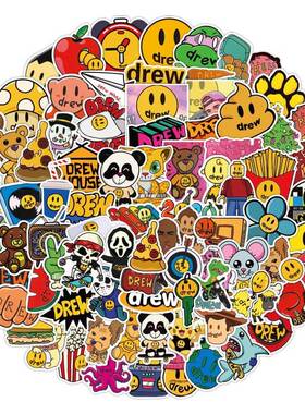 100PCS Singer Justin Bieber Drewhouse Sticker Pack For PC S