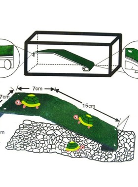 Turtle Basking Platform Tortoise Ramp Reptile Tank Ladder Re