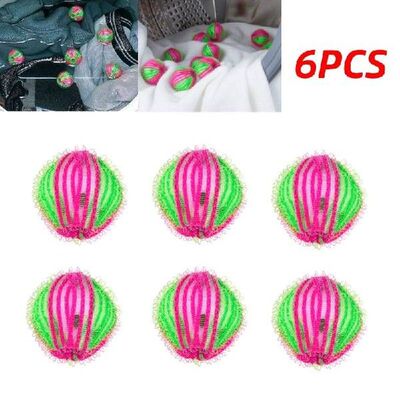 6pcs Laundry Ball Washing Machine Hair Remover Clothes