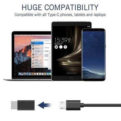 Phone Cable USB C 3.1 Male To Micro USB Cable Fast Charging