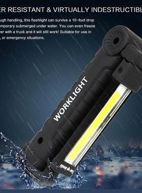 12000LM Work Light Ultra Bright COB LED flashlight Magnetic