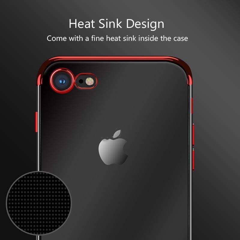 Plating Silicone Case on the For iphone se 2020 se 2 se2 2n