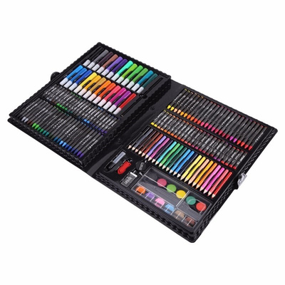 168pcs Kids Drawing Pen Art Set Kit Painting Sketching Color