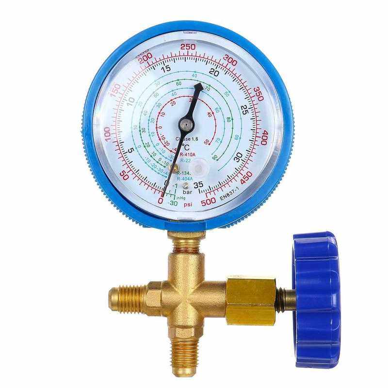 air conditioner manifold digital pressure gauge valve pressu