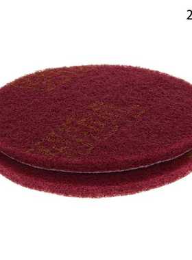 Utoolmart 2/6/8pcs 5-inch Flocking Disc Scouring Pads Red Ny