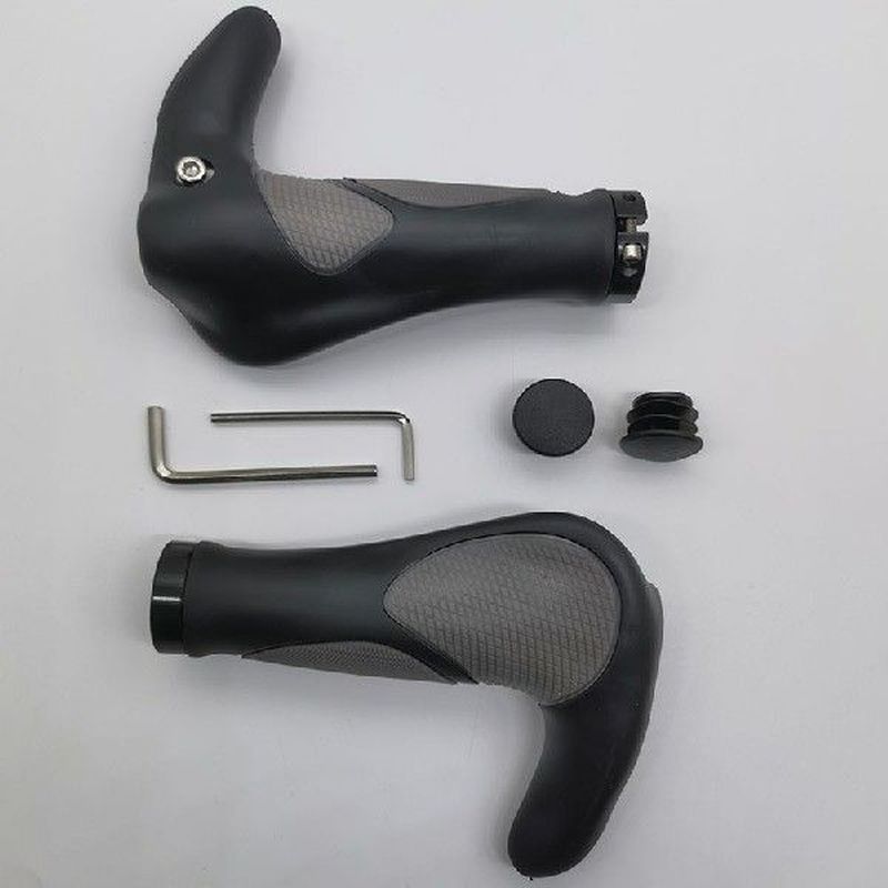 Ox Horn Bicycle Handlebar Grips Anti-skid Rubber Bicycle