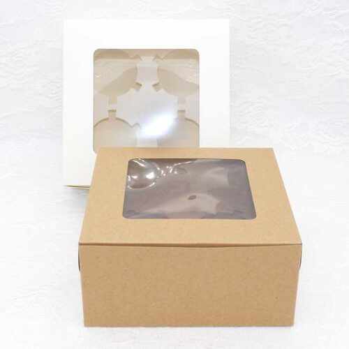 25pcs Cardboard Baking Boxes cake Boxes And Packaging With I
