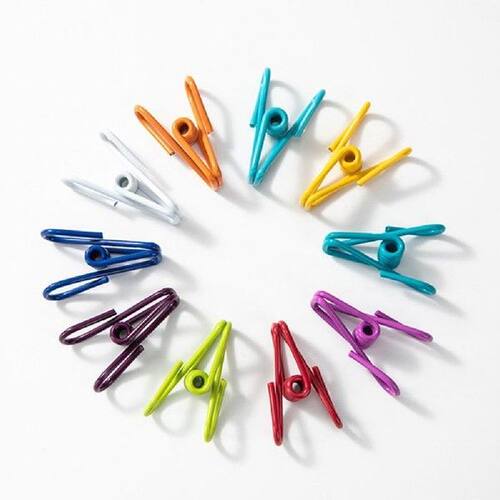 30Pcs Iron Clothes Clips Rustproof Stainless Steel Clips