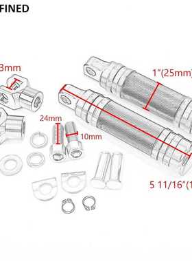 Universal Foot Pegs Motorcycle Modified Footpegs Folding Foo