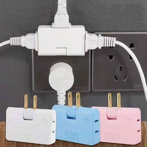 3 In 1 Rotatable Socket Converter,Swivel Mini Indoor Wall