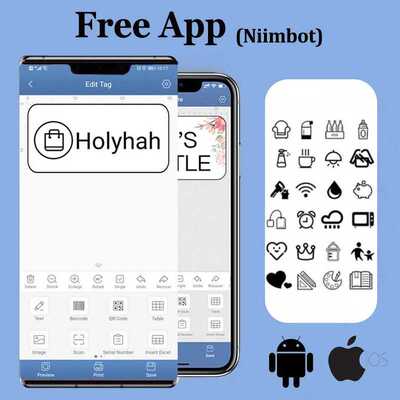 Cabel Label Printer Thermal er Barcode QR code Label Printer