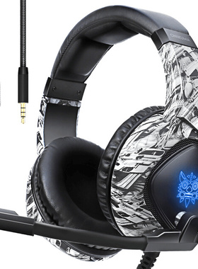 Gaming Headphone HD Surround Stereo Sound Earphone RGB 3.5mm