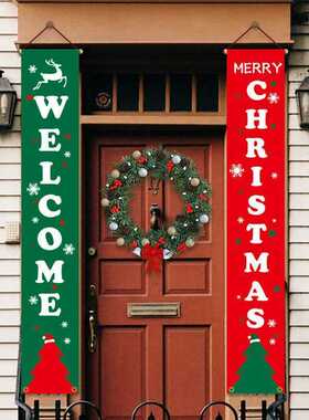 Nutcracker Soldier Christmas Door Banner Ornament Santa Clau