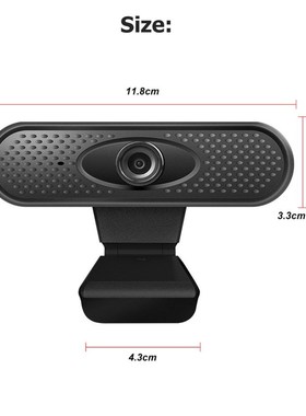 1080P Webcam Widescreen Video Work Home Accessories Built-in