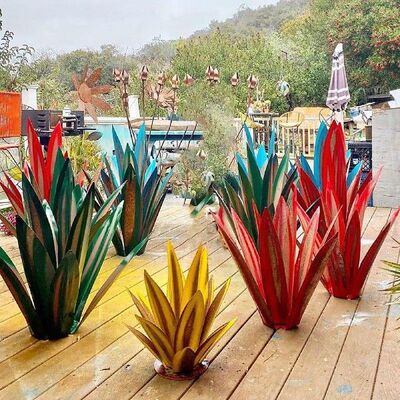 Diy 25“ Metal Art Tequila Rustic Sculpture Garden
