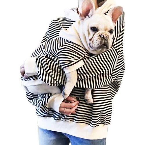 Dog Clothes Winter Warm Stripe Pet Dog Puppy Chihuahua