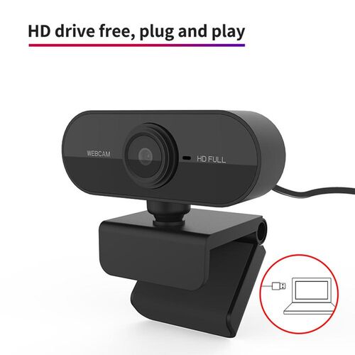 1080P 720p 480p HD Webcam with Mic Rotatable PC Desktop Web