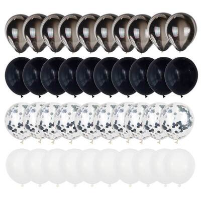 40pcs Agate balloon Latex metal ballons set Girl boy birthd