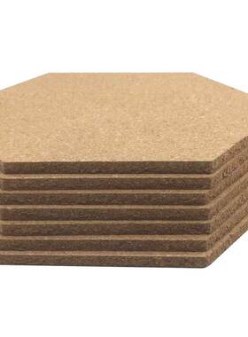 4pcs Multifunction Cork Board Drawing ers Frame Hexagon Wall