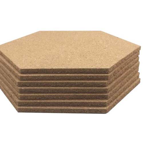 4pcs Multifunction Cork Board Drawing ers Frame Hexagon Wall