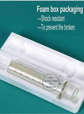 All size 1ml to 100ml Lab Disposable Glass injection syringe
