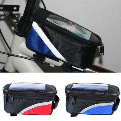 3 Colors Cycling Bicycle Front Frame Pannier Tube Bag Waterp