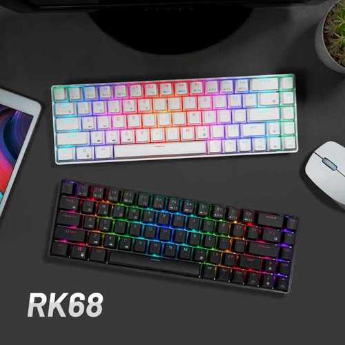 RK ROYAL KLUDGE RK68 (RK855) RGB Wireless 65% Compact Mecha