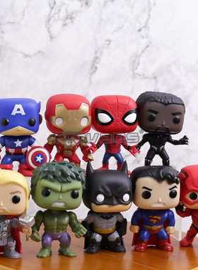 Super Heroes Figure Toys 9pcs/set Captain America Iron Man