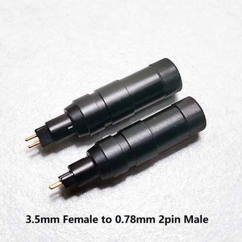 MMCX CIEM 2Pin 0.78mm Male to 2.5mm 3.5mm Female Mini Earpho