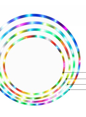Multicolour Glitter Fitness Exercise LED Hoola Hoop Loose W