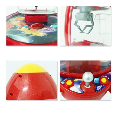 Coin Operated Machine Desktop Mini Claw Gumball Candy Grabb