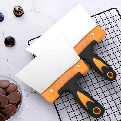 Coating Spatula for Chocolate Scraper Stainless Steel Dough