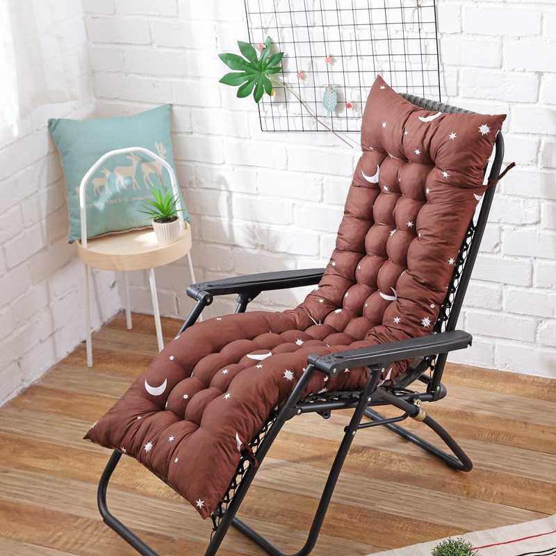 Long cushion Recliner chair Cushion Thicken Foldable Rocking