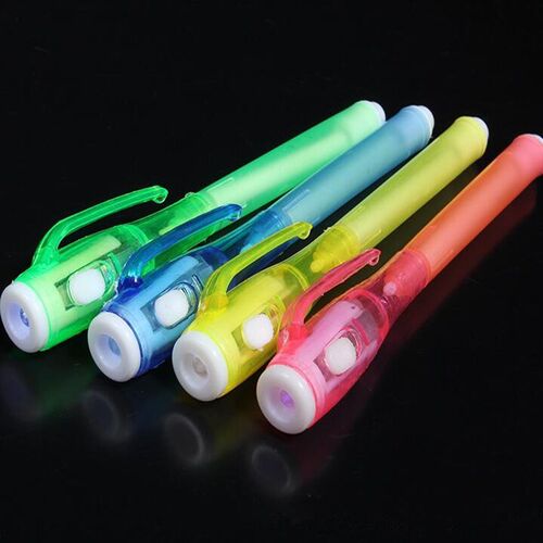 Invisible Ink Pen Creative UV Light Funny Marker Pen For Ki