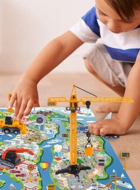 Construction Vehicles Toys Set Alloy Vehicles Truck Toys