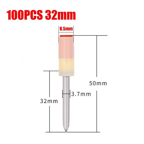 100/200PCS 32/42mm Nail Gun Fire Nail Naked Nail Manual Stee