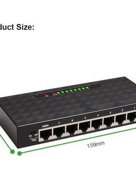 8 Port Gigabit Switch Network Ethernet Hub Adapter Full or H