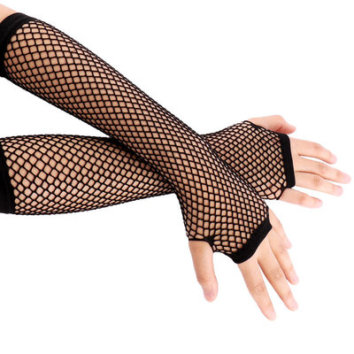 New Fashion Neon Fishnet Fingerless Long Gloves Leg Arm Cuff