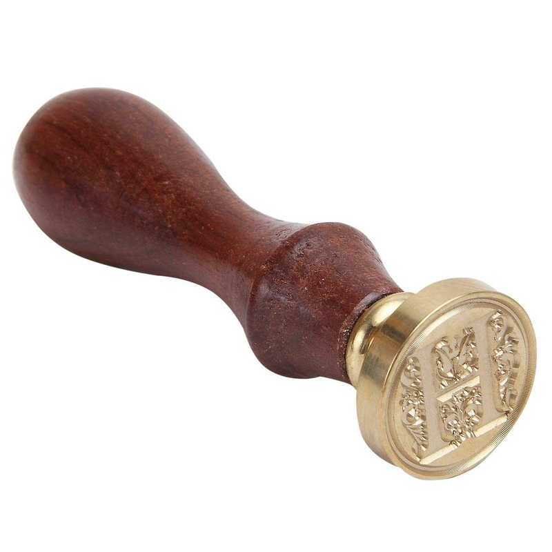 26 Letter Pattern Retro Sealing Wax Set DIY Paper Envelope D