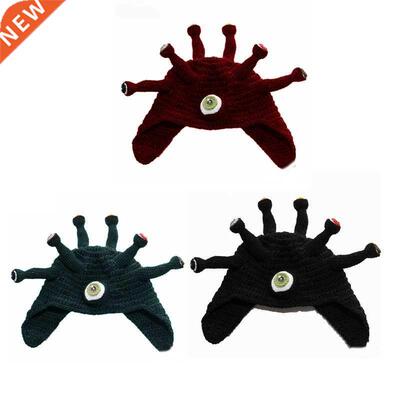 Cartoon Tentacle Eye Woolen Hat Parent-Child Crochet Octopus