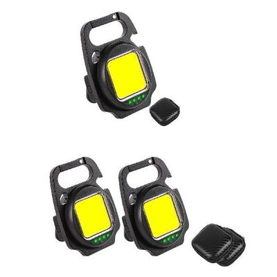 Keychain Flashlights COB LED 500 Lumens Pocket Small Work