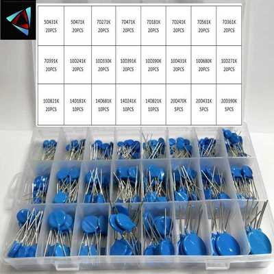 395Pcs/Lot 24Values 5D431K~20D390K Commonly Resistors 10D Se