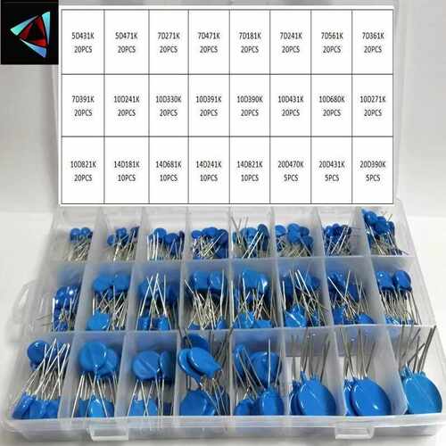 395Pcs/Lot 24Values 5D431K~20D390K Commonly Resistors 10D Se