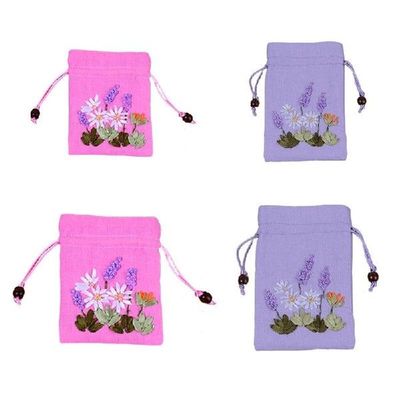 K1MF Tas Rami Imitasi Bordir Anti Nyamuk Sachet Lavender