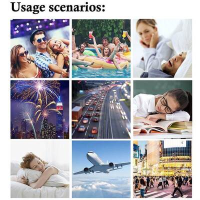 1 Pair Silicone Noise Cancelling Hearing Protection Ears Co